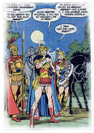 Diana prepares to enter the Cavern of Evil!