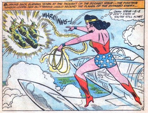 Wonder Woman lassoes the MIGS!