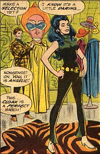 Diana admires her new outfit!