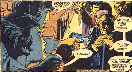 A surprised Diana and Patrick are welcomed by I Ching!