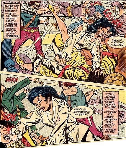Diana and Ranagor tears through the Royal Entourage!