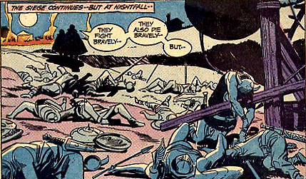 Diana and Ranagor wander through the landscape of corpses...