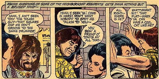 Diana is lured into an alleyway...