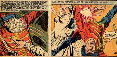 Diana takes on the assassin with her Bouquet!