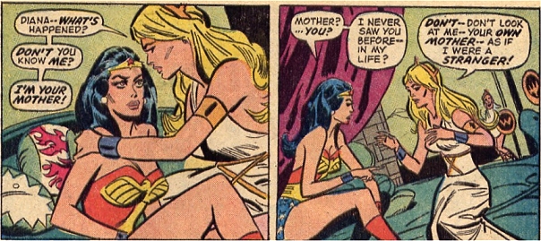 Wonder Woman does not recognise her own mother, Queen Hippolyte!