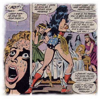Menalippe's fever intensifies as Wonder Woman arrives...