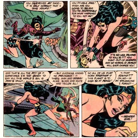 Cyber clouts Wonder Woman who turns to give as good as she gets!