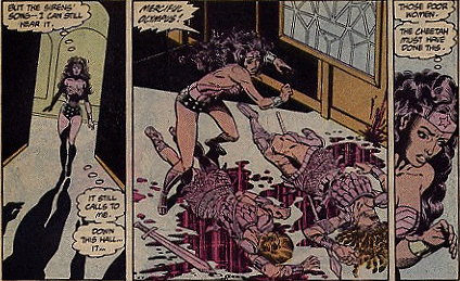 Wonder Woman makes a grisly discovery!
