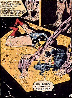 Wonder Woman awakens to find herself in chains!