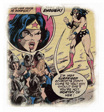 Wonder Woman snaps her Amazon Sisters out of their self pity!