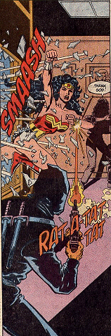 Wonder Woman arrives just in time to save Maxine!
