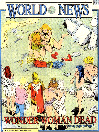 The world mourns the death of Wonder Woman...
