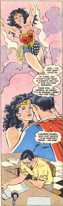 Superman remembers Wonder Woman...