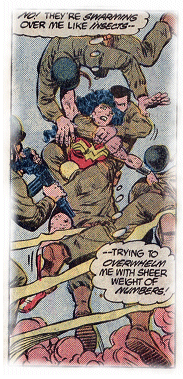 Tolliver's men swarm over Wonder Woman!