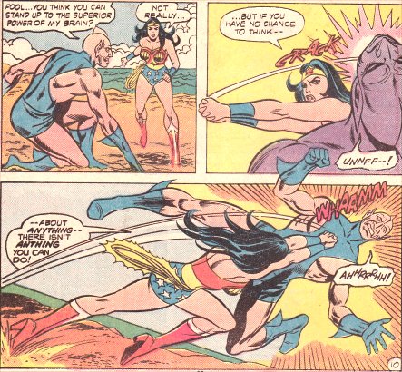 Wonder Woman takes down The Shark!