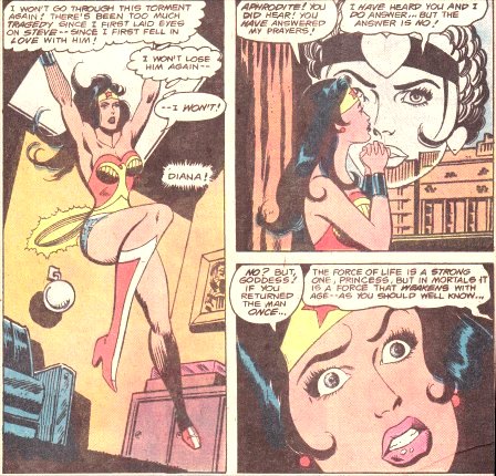 Wonder Woman prays to Aphrodite...
