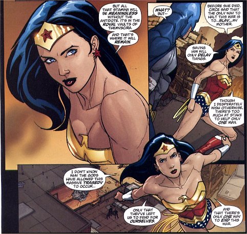 Wonder Woman tells Batman she must confront her mother!