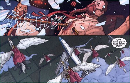 The Amazons attack Air Force One!