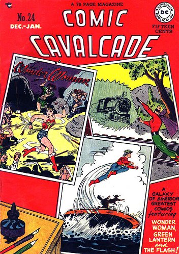 Cover of Comic Cavalcade #24