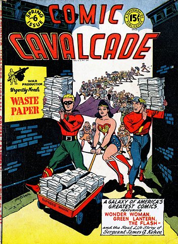 Cover of Comic Cavalcade #6