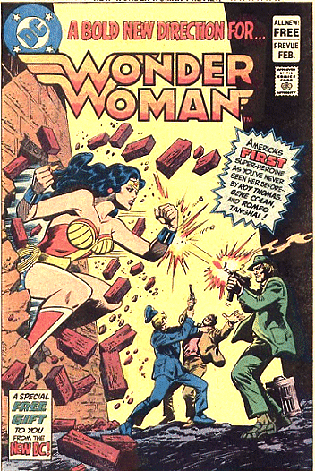 Cover to "New Wonder Woman Preview" Mini Comic