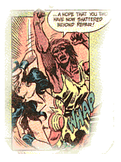 Christina strikes Wonder Woman