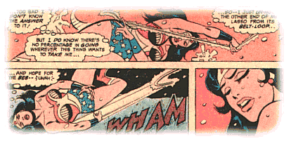 Wonder Woman takes a tumble!
