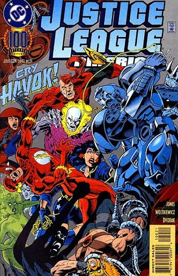Cover of Justice League America #100