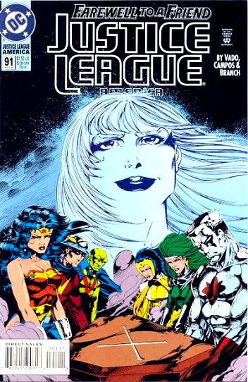 Cover of Justice League America #91