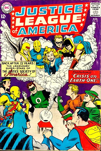 Cover of Justice League of America #21