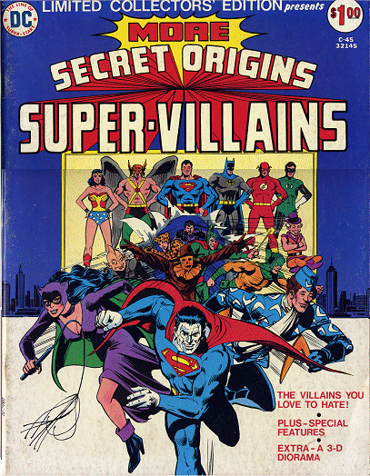 Cover to Limited Collectors Edition C-45: More Secret Origins Super-Villains