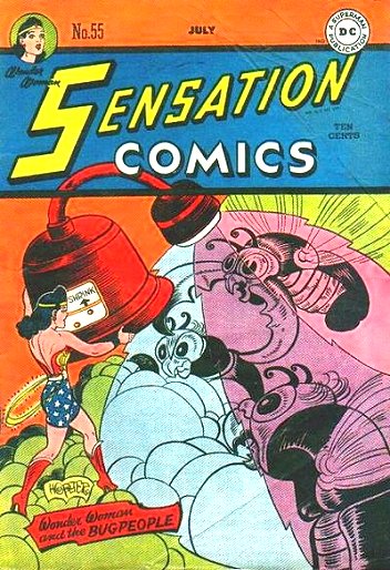 Cover of Sensation Comics #55