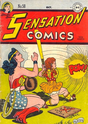 Cover of Sensation Comics #58