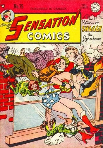 Cover of Sensation Comics #75