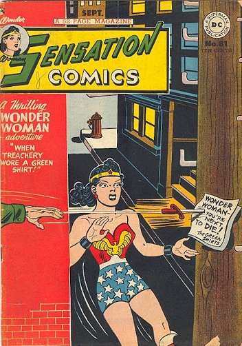 Cover of Sensation Comics #81