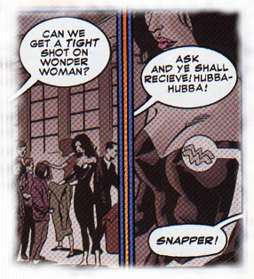 The TV focuses on Diana's assets!