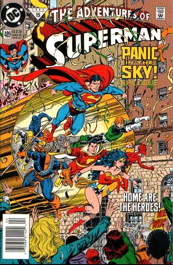 Cover of The Adventures of Superman #489