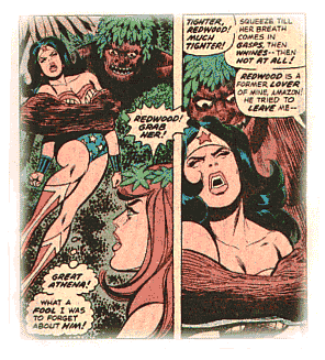 Wonder Woman is slowly crushed to death!