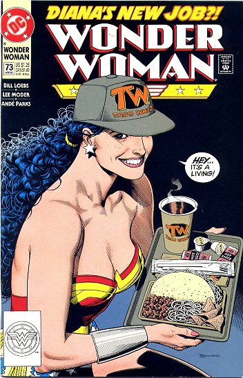 Cover of Wonder Woman (Volume Two) Issue 73