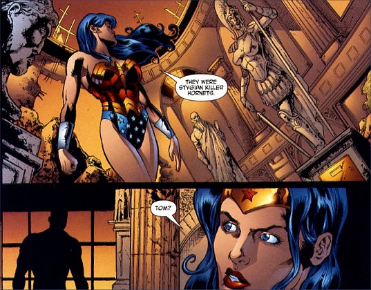 Wonder Woman unwittingly enters the trap set by Everyman!