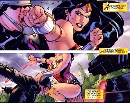 Wonder Woman takes down the Nazi Squadron!!