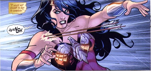 Philomela's arrows strike Wonder Woman!