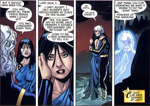 Zeus makes peace with Diana