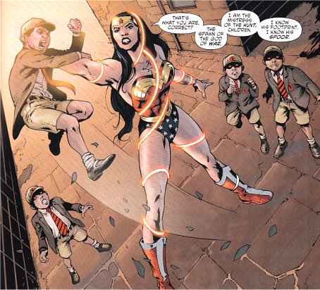 Wonder Woman captures the Children of Ares!